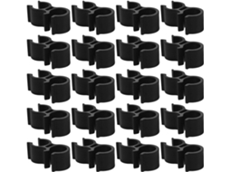 Nuobesty Conjunto De 20 Braçadeiras Plástico Para Tubo Cadeira Banho Com Suporte Estável Usuários Mobilidade Reduzida