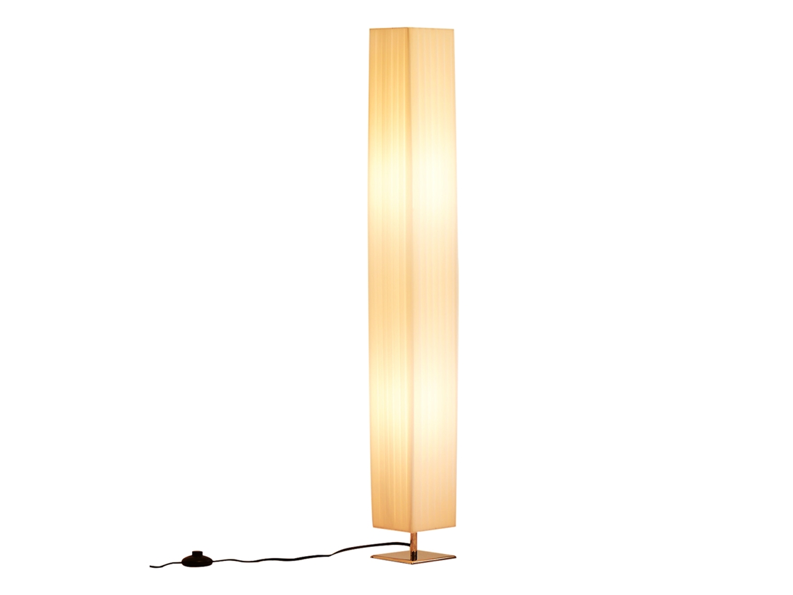Abajur de Pé 120cm Branco (moderno, com Interruptor, para Sala e Quarto)