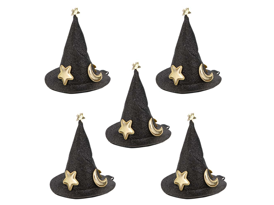 Prendedores Chapéu Bruxa Mini Natal Halloween Criança