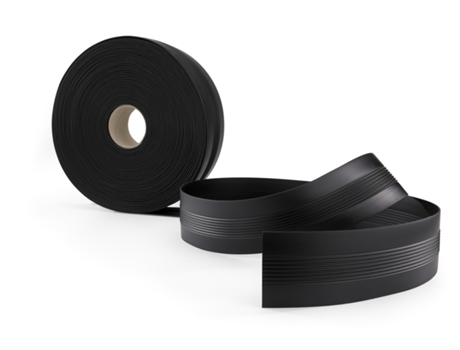 Tira De Expansão Pvc 70x2mm, 25m, Fita De Conexão Flexível, Preto Quest
