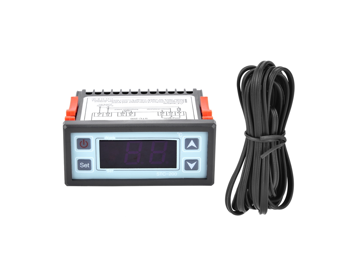 Termostato Digital Stc-200 Controlador De Temperatura Refrigeração E Aquecimento