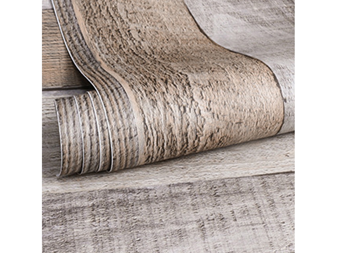 Papel de Parede Madeira Imitada Adesivo Removível Textura Rústica NEVEANCE