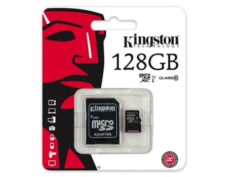 Cartão de Memória Micro SD KINGSTON (128GB)
