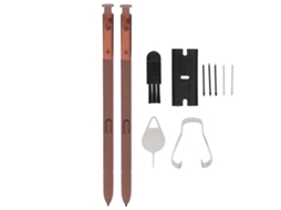 Mali 2pcs Caneta Estilo Touch Screen com Pontes de Substituição Kit para Celular Galaxy Note 9 Marrom