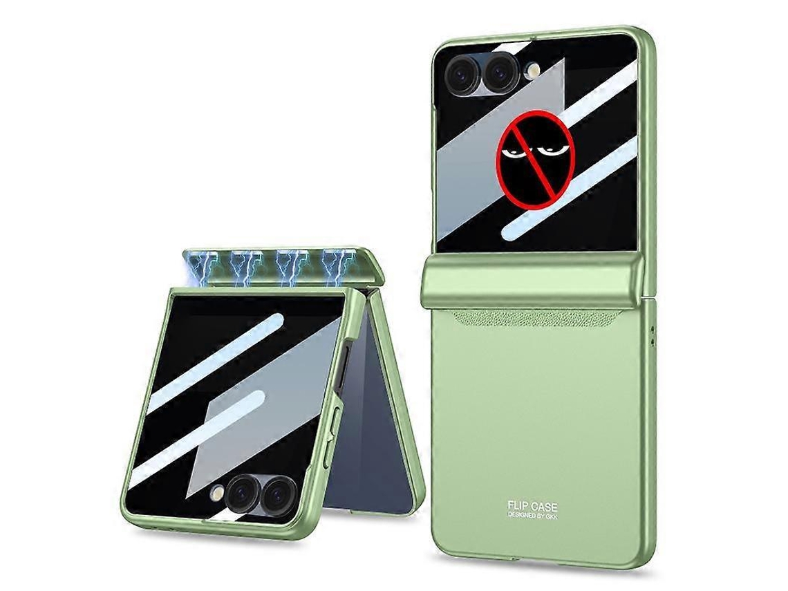 Película De Privacidade Integrada Gkk Com Cobertura Total Magnética E Flip Para Samsung Galaxy Z Flip7 5g