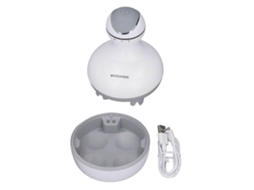 Massageador Eletrônico Vibratório Inteligente À Prova D'água Ipx7 Para Alívio Da Dor No Couro Cabeludo E Cabelo (25-26 Cm)
