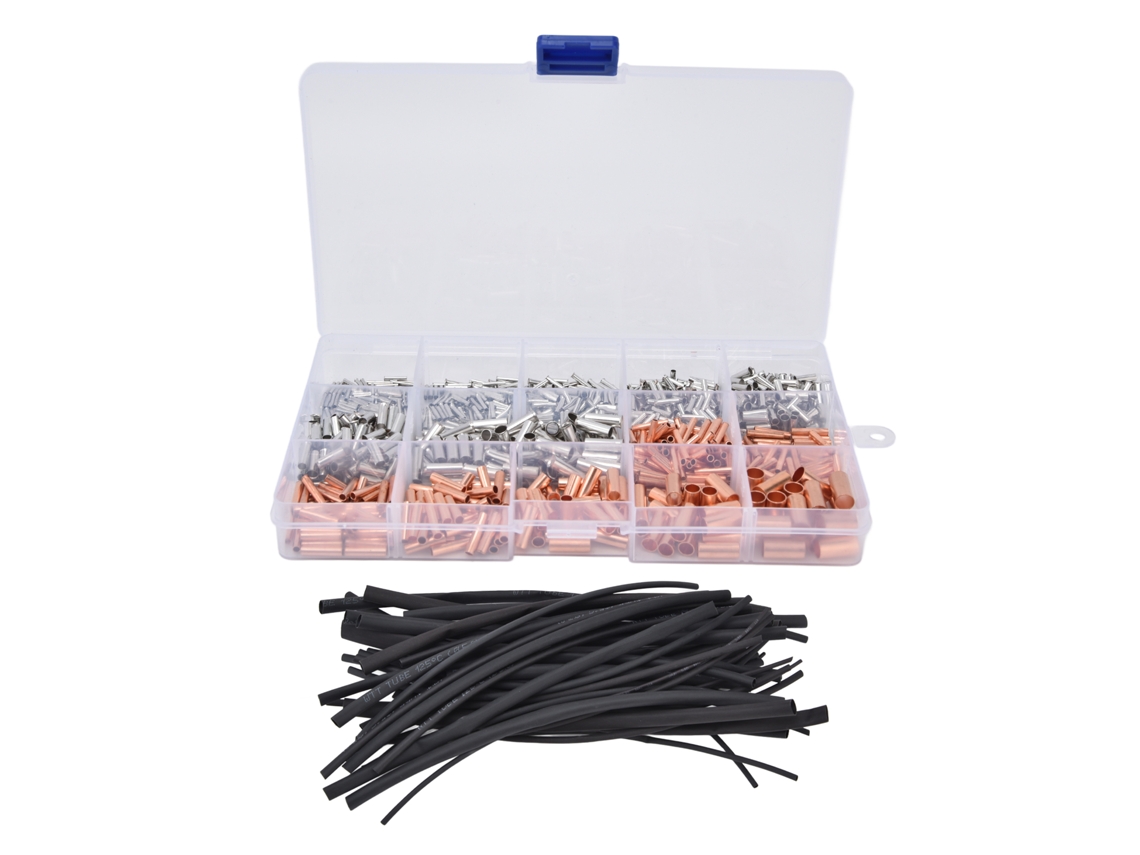 Kit De Rolhas De Latão Pvc Laxiscreed Para Terminais Automotivos Tubulares Não Isolados