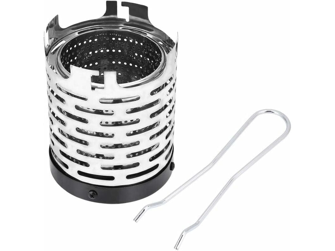 Aquecedor De Camping Portátil - Estufa De Gás Pequena De Metal Dobrável, Acessório Para Camping E Trekking