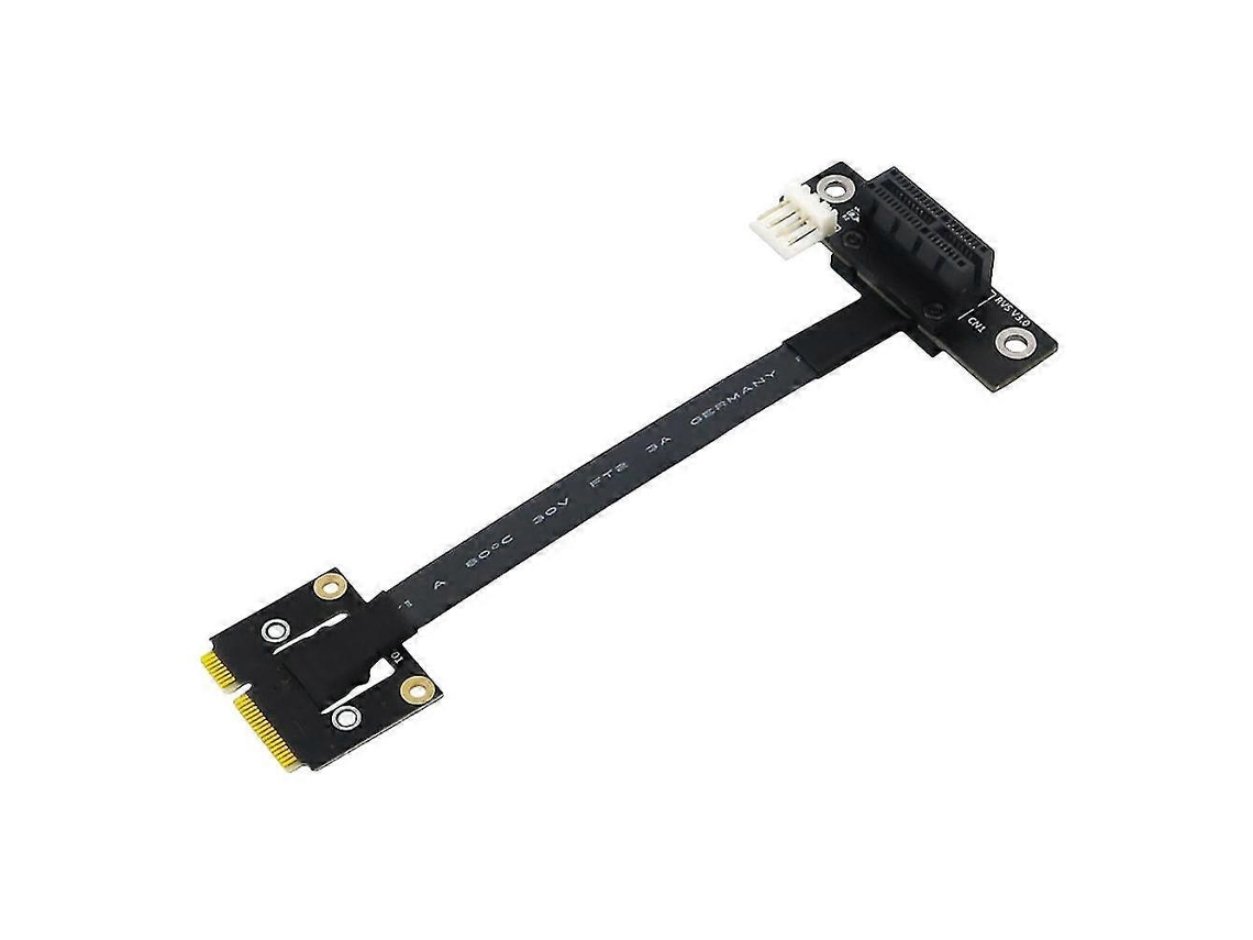 Cabo Adaptador Mini Pcie Para Pcie 1x 270 Graus 20cm Cabo De Extensão Pcie 3.0 Com Cabo De 4 Pinos Para Sata Aquaforge