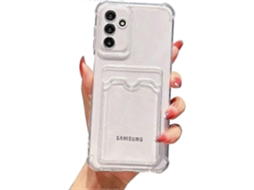 25-26 Clear Wallet Phone Case Compatible Samsung Galaxy A13 5g Upgrade Card Slot Case Slim Fit Protective Soft Tpu Shockproof Cover With Cute Car
