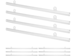 Conjunto De 10 Tiras Pvc Para Pendurar Pôsteres Com Ganchos Corrente