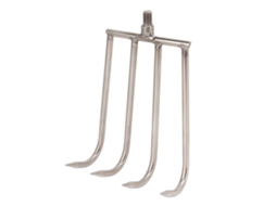 Rastrillo de Acero Inoxidable 4 Dientes para Pesca