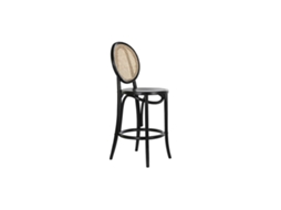 Banco DKD HOME DECOR (Preto - Rotim - 43 x 43 x 108 cm)