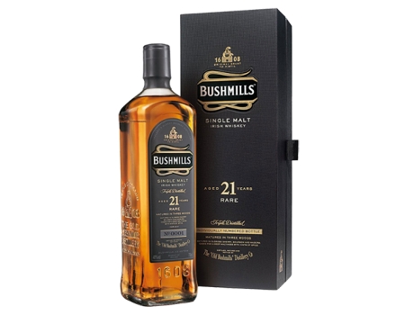 2014 Whisky Old Bushmills Malte 21 Anos