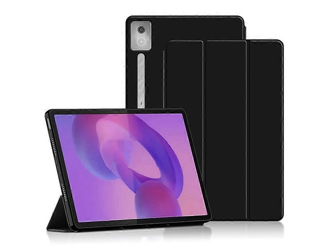 Capa Protetora Em Couro Pu E Tpu Com Suporte Triplo E Ativação Automática Para Xiaoxin Pad Pro 12.7 (2025) Elysve