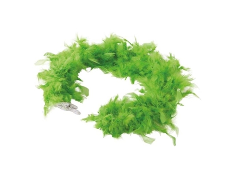Boa Verde De Plumas 180cm Para Complementar Disfraces Guirca 18379 Guircap24