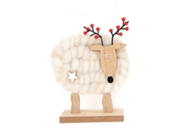 Decoração De Natal Com Boneco Veado Laxiscreed Para Árvore E Ambiente Festivo