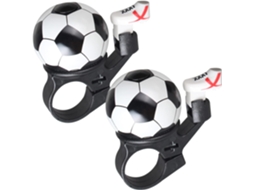 2 Unidades de Campainhas AQUAFORGE para Bicicleta com Design de Futebol