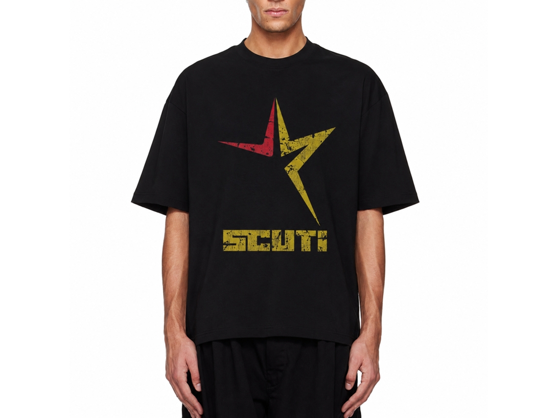 Young Thug Uy Scuti Red Yellow Star Tee Album Tour Merch T-shirts Size:m