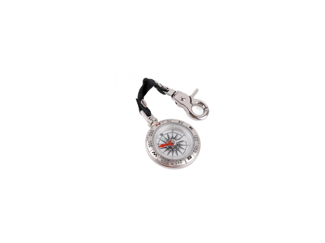 Bússola de bolso vintage em liga de zinco, para navegação ao ar livre AQUAFORGE