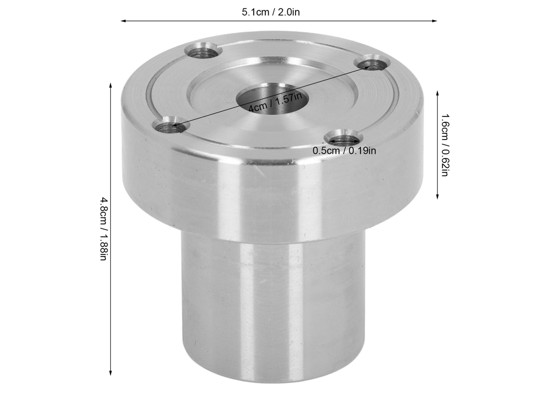 Laxiscreed Prato De Face Para Torno De 2 Polegadas Com Parafusos, Compatível Com Eixo 1x8tpi