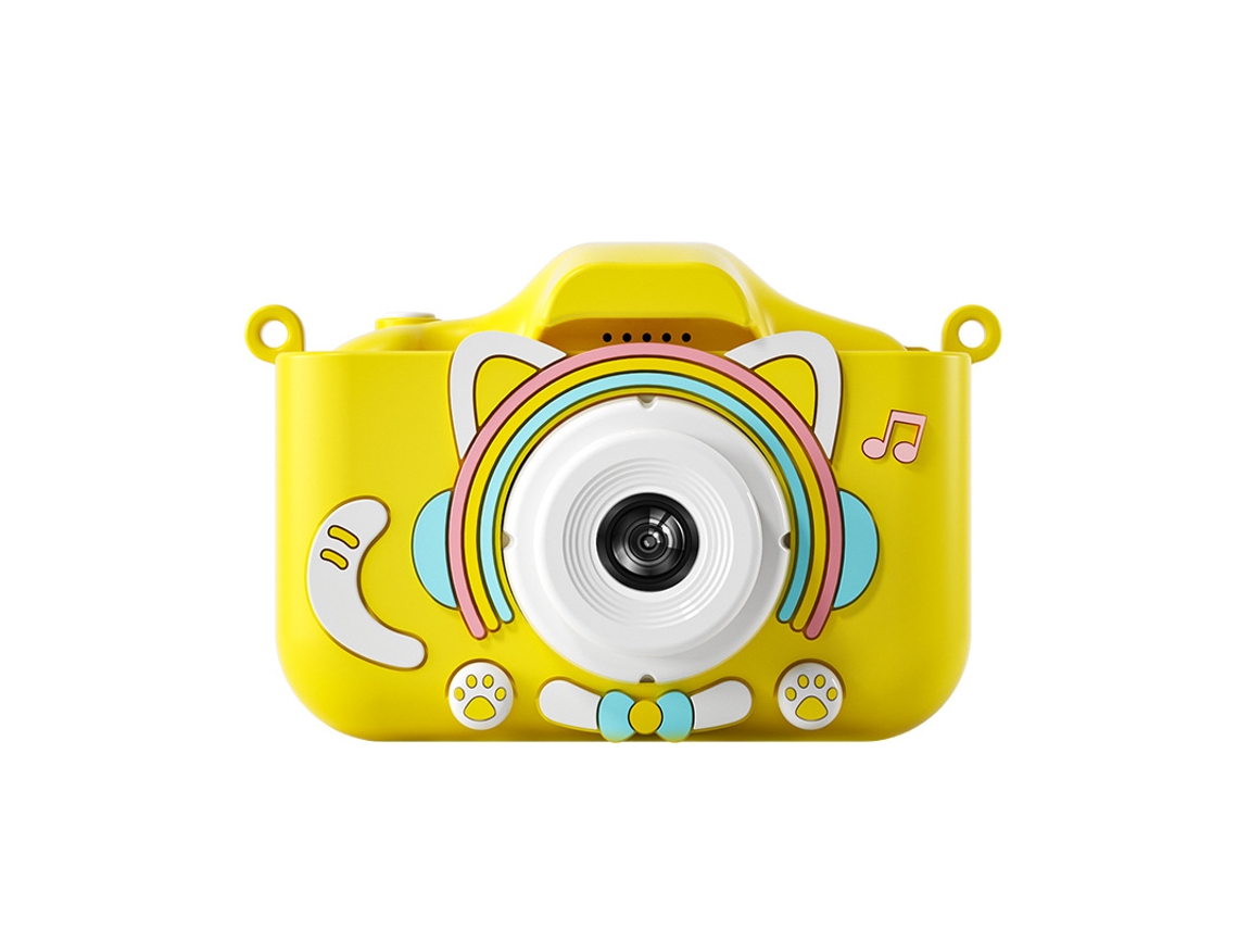 Mini Câmera Infantil Portátil De Desenho Animado, Câmera Frontal E Traseira Dupla Para Meninos E Meninas, Presente Brilvibera