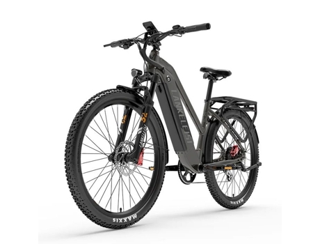 Lankeleisi Mx600 Pro Bicicleta Elétrica Motores 500w 20ah Bateria Elétrica Fat Bike Cinza Benfuto