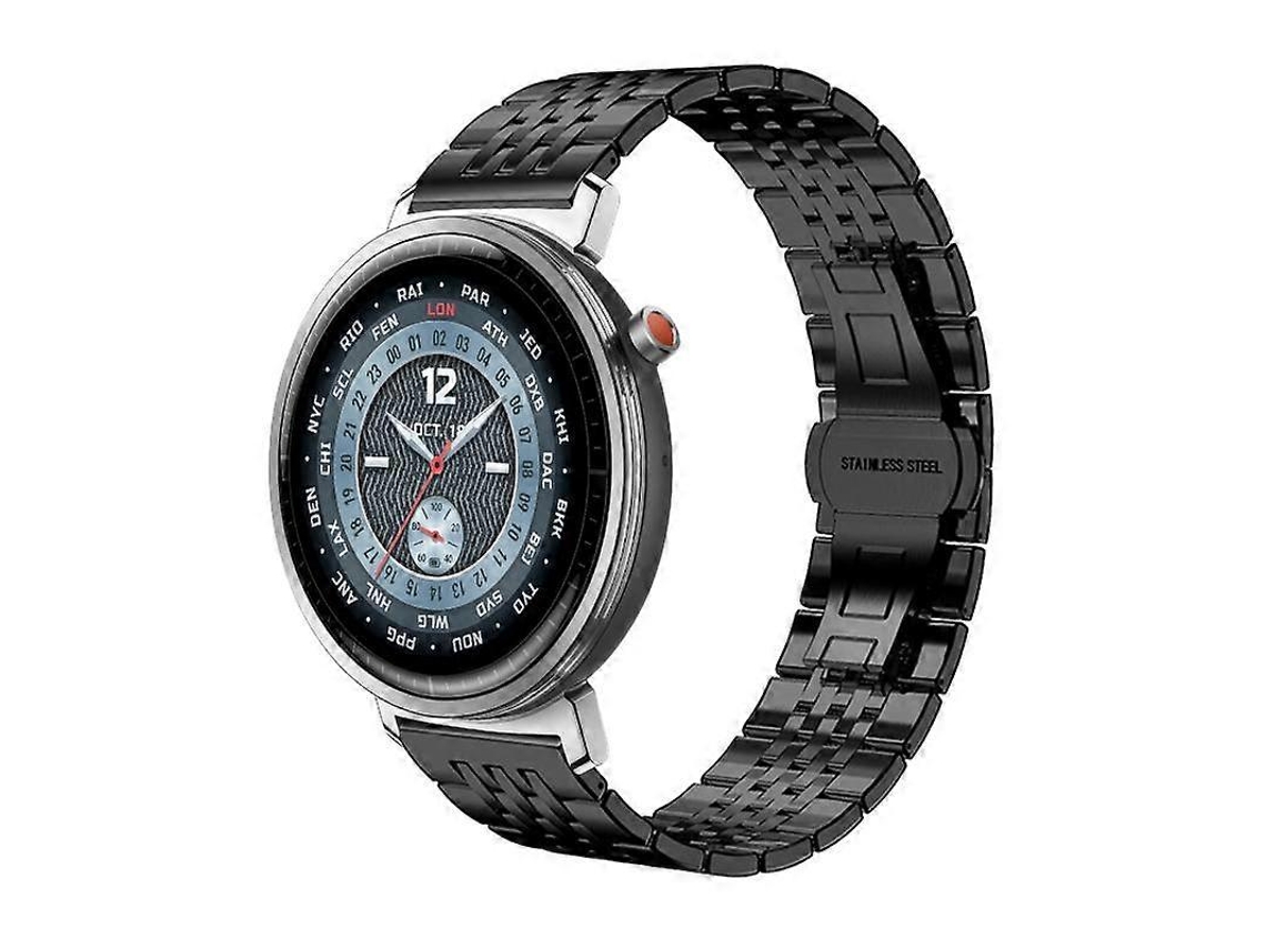 Pulseira De Relógio Xdfind Em Aço Inoxidável Maciço Com Sete Contas