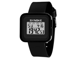 Reloj Deportivo Electrónico Juvenil Fashionable Simple Para Estudiantes Synoke Color Negro