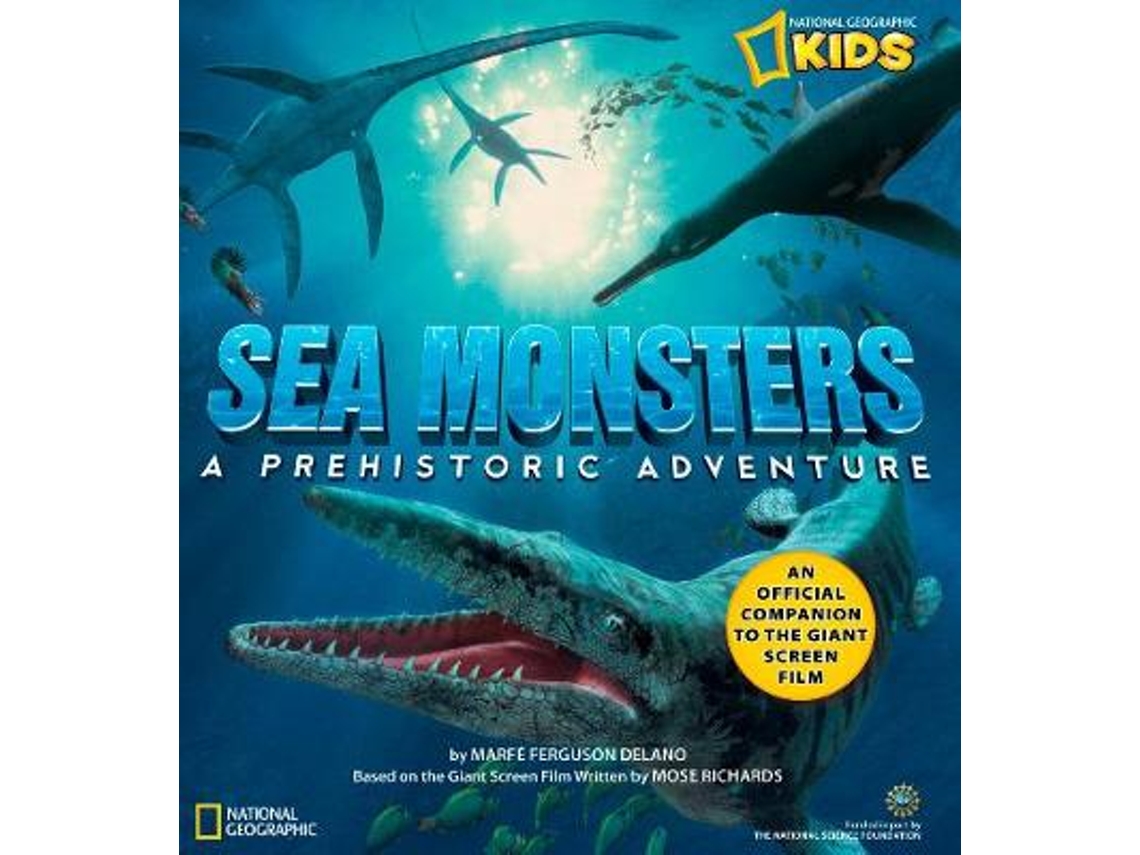 Livro sea monsters de national geographic kids (inglês)