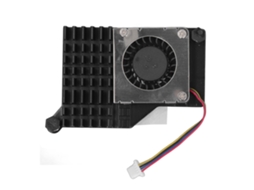 Cooler Pi 5 Alumínio Pwm Controle de Velocidade Preto