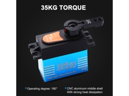 Mali servo Digital de 35kg Engrenagens de Metal Alto Torque À Prova D'água para Carro Rc Robô 1/8 1/10