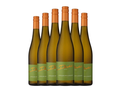 Vinho branco DIEHL Pinot Cinza Seco Pfälz (0.75 L - 6 Unidades)