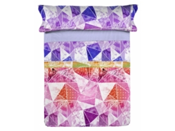 Conjunto de Cama - Lois - Mailen - Padrão Estampado - 50% Algodão, 50% Poliéster - Compatível Com Colchões de 25 A 30 Cm