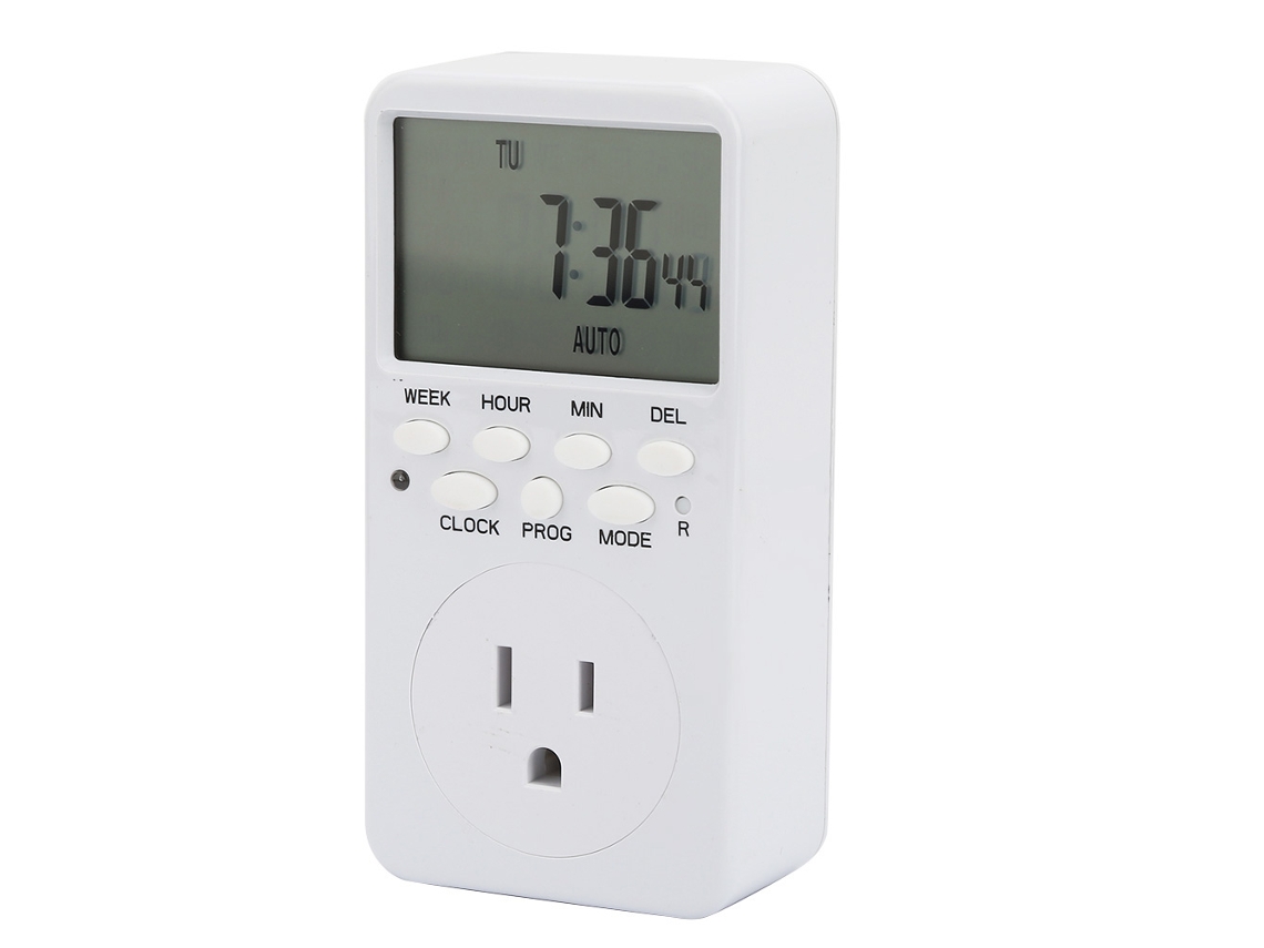 Laxiscreed Interruptor Programável Com Temporizador Digital De Ciclo De 7 Dias Para Controle Fácil