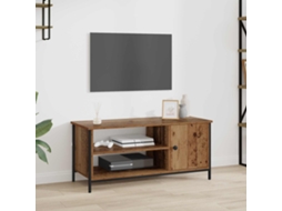 Vidaxl Gabinete Para Tv 100 X 40 X 45 Cm Madeira Antiga