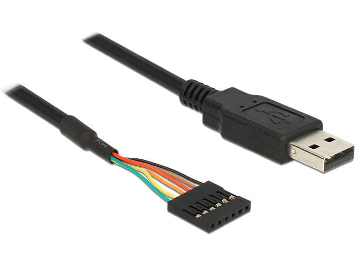 Cabo Interface DELOCK 1.8m USB2.0-A/TTL 6-p
