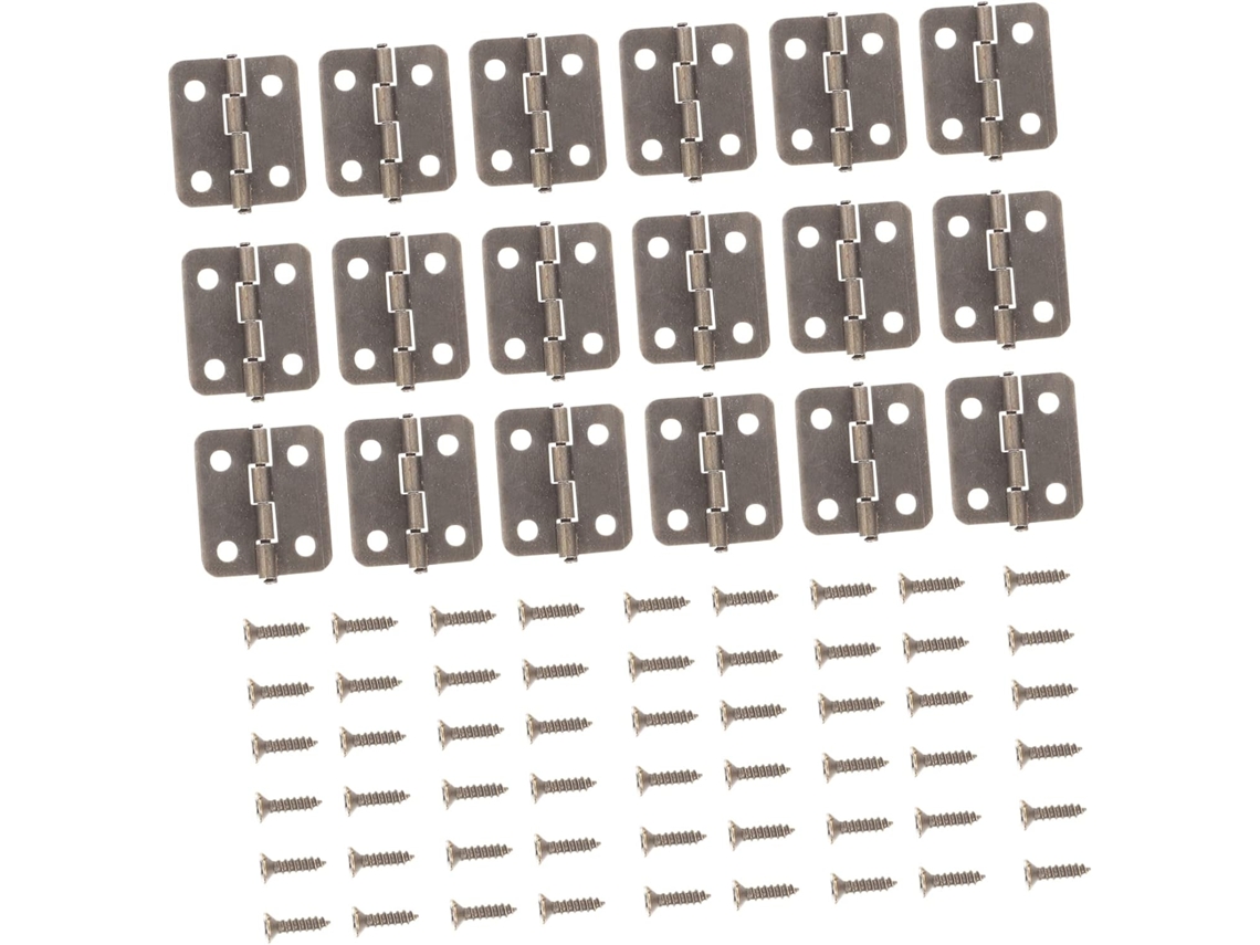 Conjunto Com 50 Mini De Ferro Para Baús, Caixas Joias E Projetos Diy,