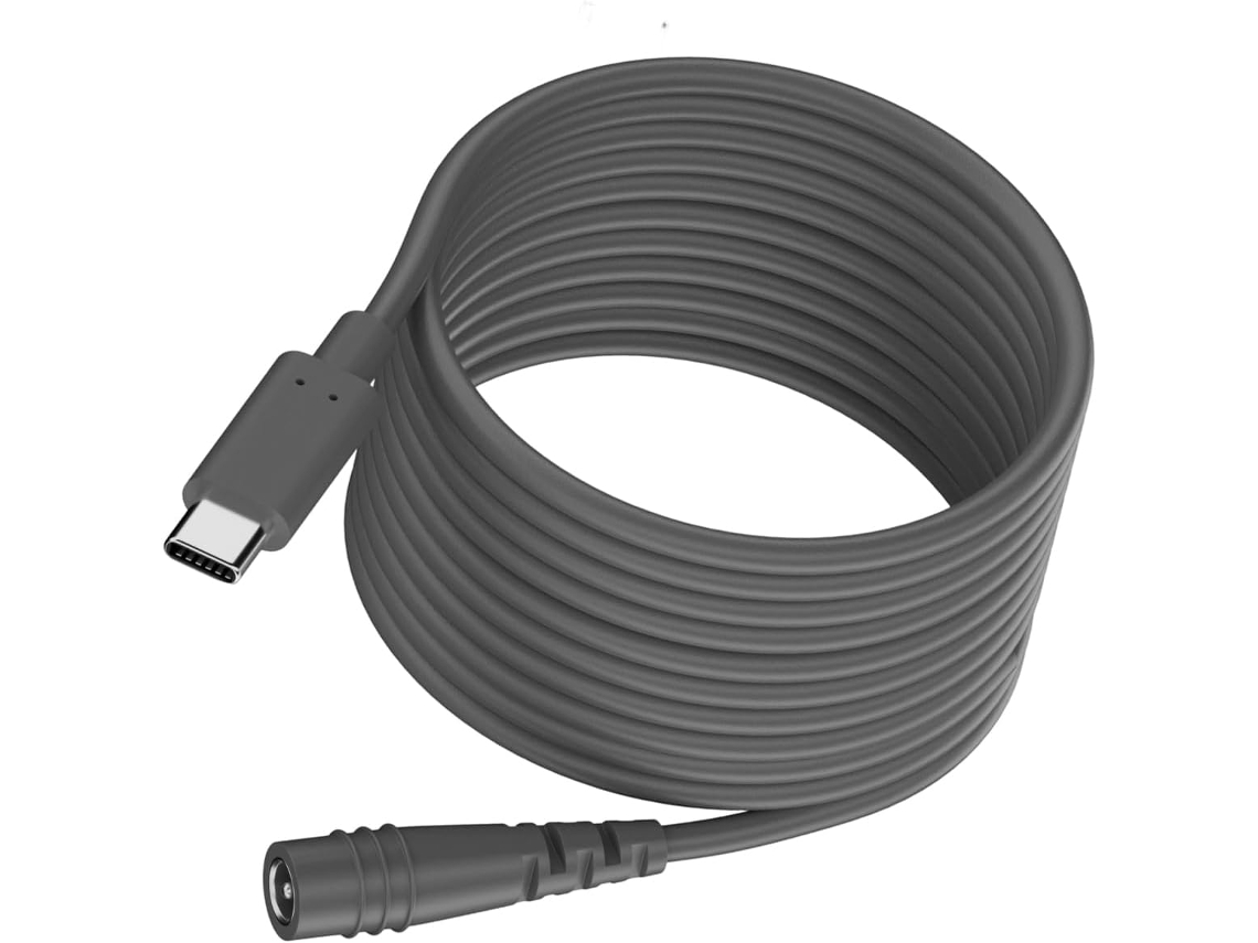 Adaptador Tipo C Para Dc5521 Múltiplos Dispositivos, Cabo De