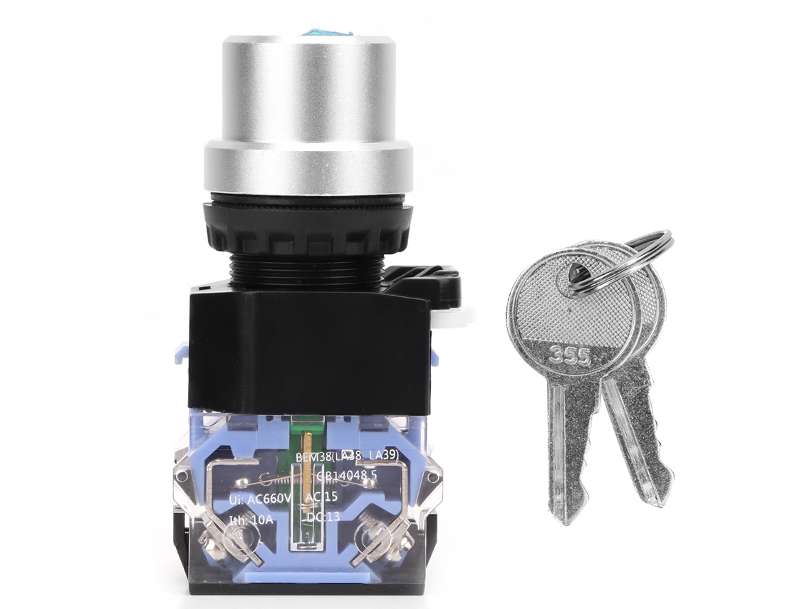 Chave HKJ bem38 2 posições 22mm