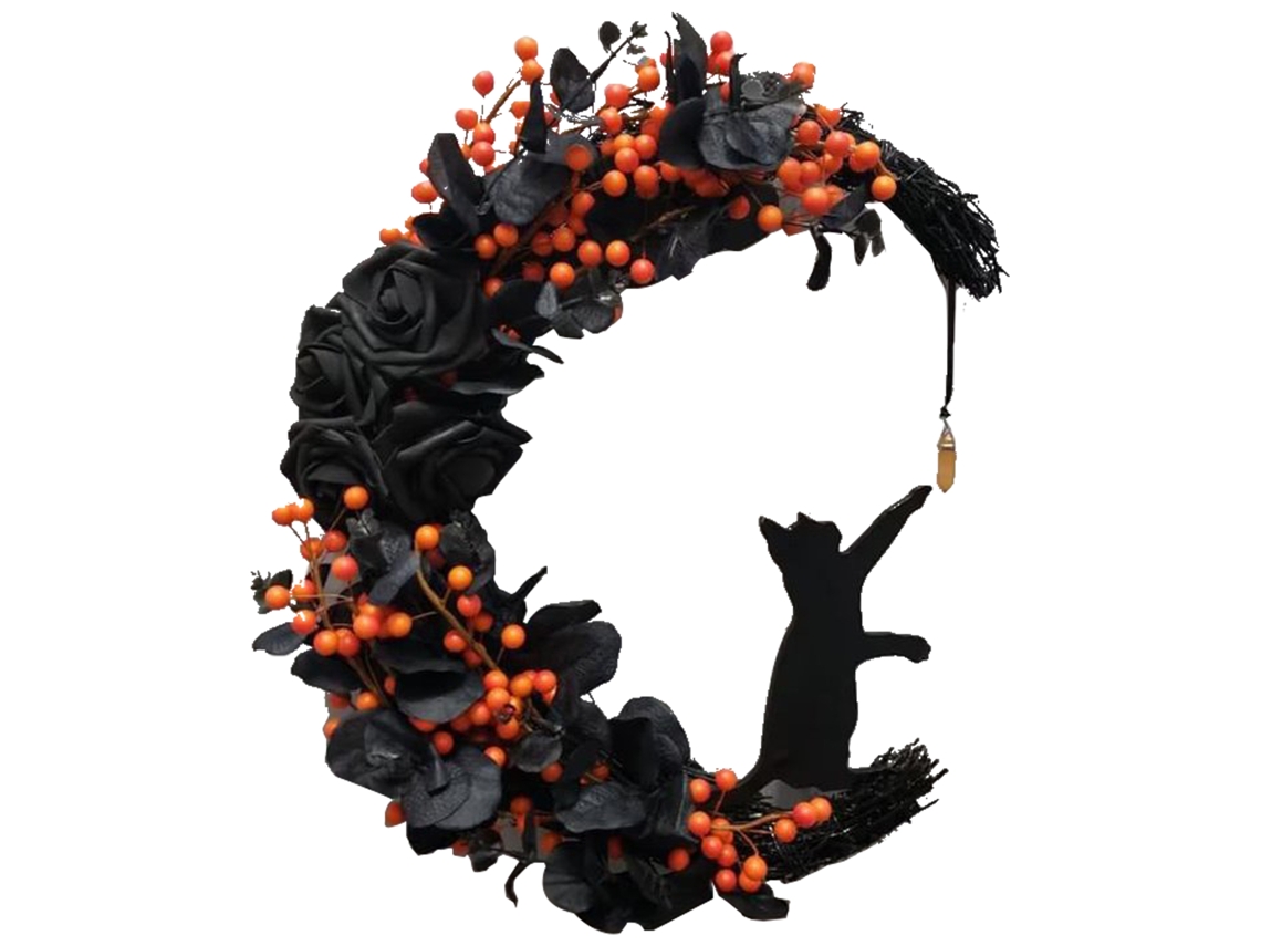 Guirlanda de Rosas Góticas para Halloween LAXISCREED