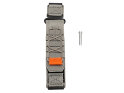 Cinto De Relógio De Nylon Para Relógio Inteligente 24mm Cinza