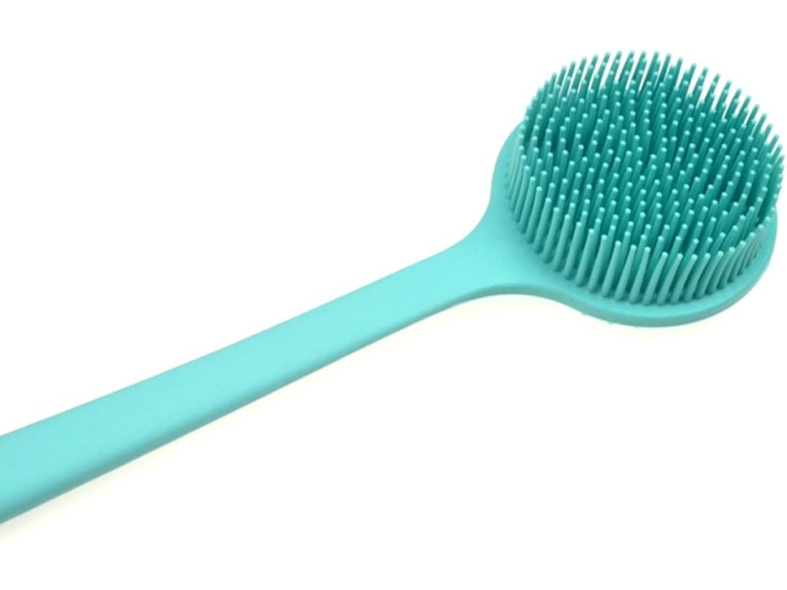 Lurelia Escova De Silicone Para Costas E Corpo, Silicone Macio, Cabo Longo E Escovagem A Seco, Uso Diário Confortável
