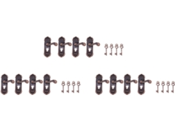 Fechaduras SFUSHOS para casa de bonecas 1:12