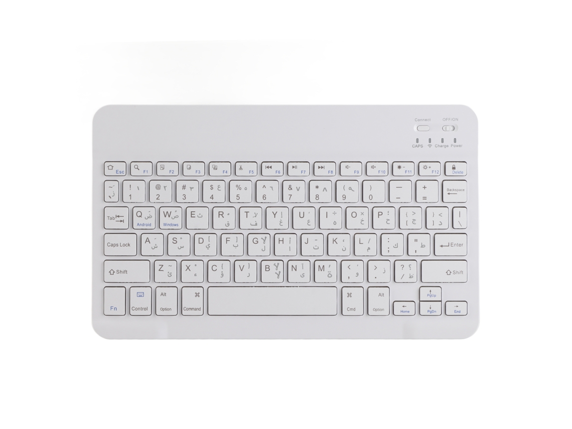 Aetheria teclado Sem Fio Ultra Fino 10 Polegadas Bluetooth 3.0 para Android/os X/windows (árabe)
