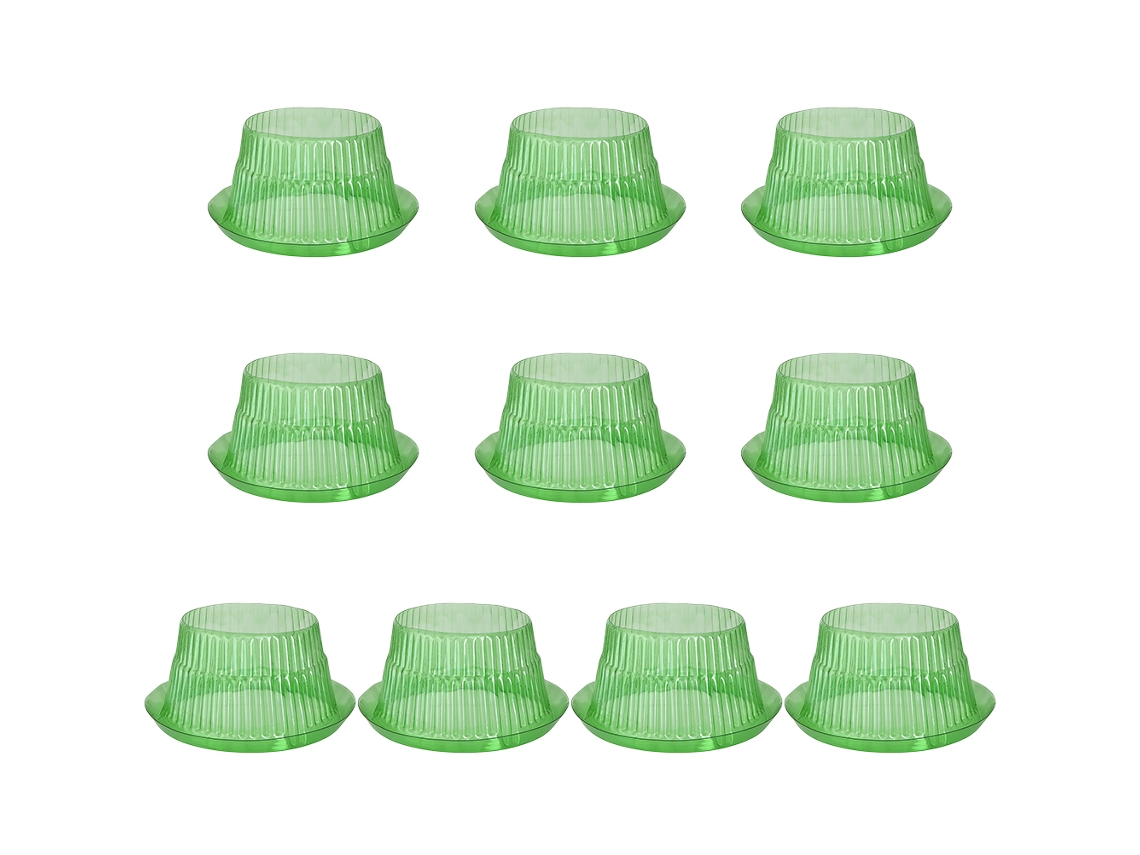 Cerca Anti caracol Anel Protector para Plantas Repelente Sem Químicos 24cm Verde