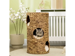 Cama para gato de 3 andares com almofada (40x40x73cm)