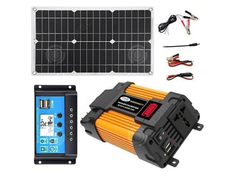 Inn Painel Solar Dobrável 18w 12v 220v Painel Solar Alimentação De Emergência Ideal Para Férias Trabalho Estação De Carga Usb Passionova