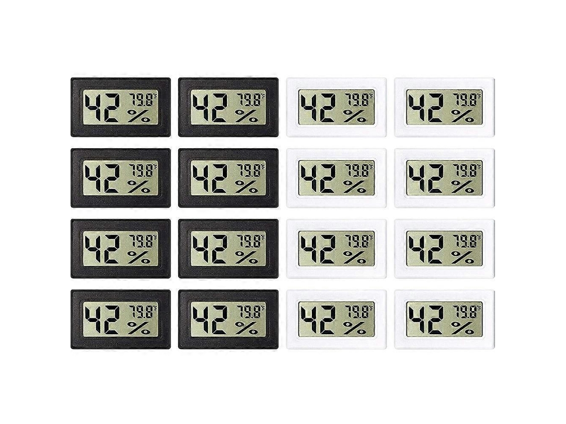 Mini Higrômetro Termômetro Digital Com Monitor De Umidade Interna, Visor Lcd Eletrônico E Medidor De Umidade T