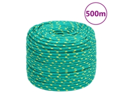 Vidaxl Corda De Barco 10 Mm 500 M Polipropileno Verde